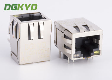 Einzelnes Rj45 Ethernet Jack integrierte Transformator/Gleichtakt-Drosselklappe, geführtes Og/Y