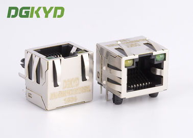 KRJ - abgeschirmtes Rj45 Jack Verbindungsstück 56S8P8C1X1YGENL Metall ohne Transformator