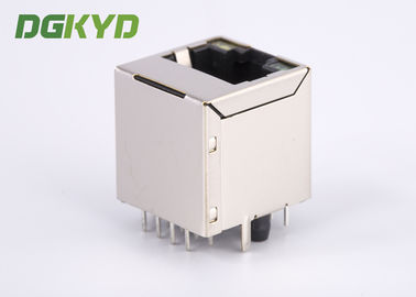 Factory custom Top entry RJ45 Ethernet Connector with internal magnetics transformer