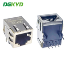 DGKYD5921111HWA3DY1027 90 Degree In Line RJ45 Connector 10P8C Without Lamp