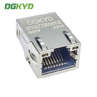 DGKYD211Q077DB1A7CBS057 Standard Single Port SMD 1 X 1 Low Profile RJ45 Modular Jack