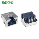 KRJ-CB4.2WDNL sinking plate RJ45 connector DIP with shielding, no light, no filter network port