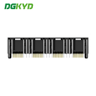 DGKYD561488JB1A1DY1027 Female Rj45 Connector With Light All Plastic Without Transformer Network Interface
