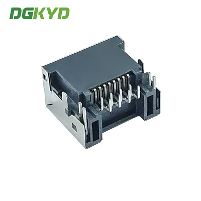 Low Profile Rj45 Female Connector DIP Sink Plate 7.0 8P8C Inline DGKYDCB7011188CB1W6DB1186