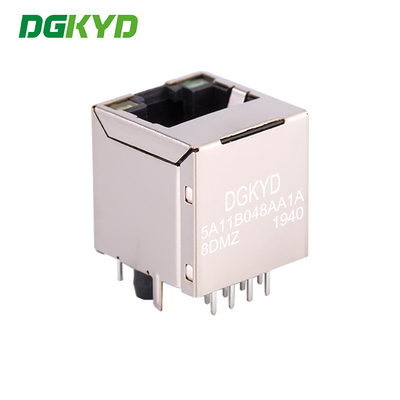 RJ45 100Mbps Ethernet socket 8P8C module with compact window surface DGKYD5A11B048AA1A8DMZ