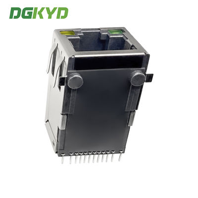 DGKYD311B083DA1A7S009 SMD RJ45 Magnetic Jack 100 Base-T Adjustment Plate With Leds