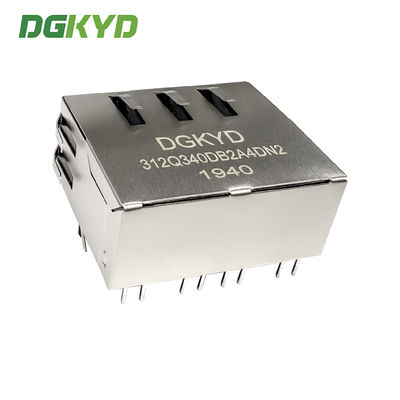 RJ45 network port connector with built-in 2.5G integrated transformer DGKYD312Q340DB2A4DN2