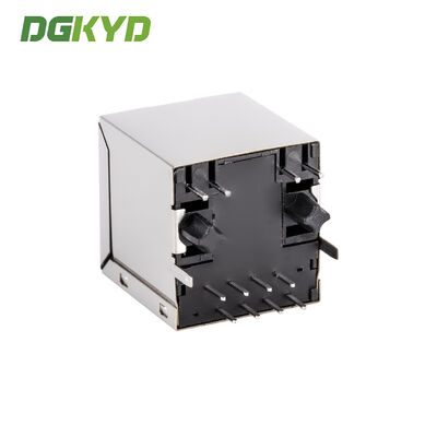 RJ45 Ethernet port connector 180 ° direct insertion 100Mbps integrated transformer DGKYD511B109AB2A1D