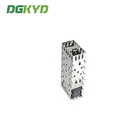 DGKYD21SFP1N3A00200B022 2*1 Cage Thickness 0.25mm RJ45 SFP Connector 15U Phosphor Bronze