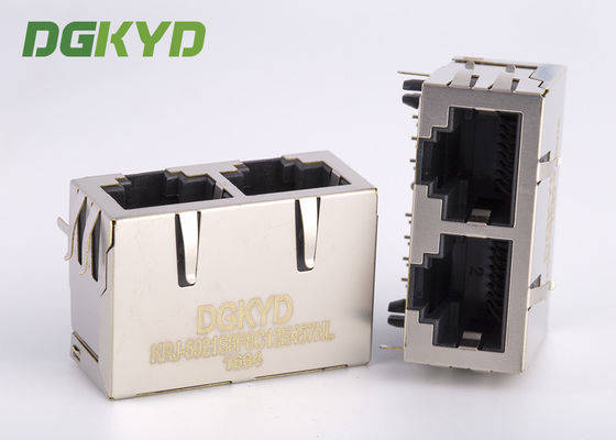 Port-RJ45 Schnittstelle KRJ -5921S8P8C12E457NL 2 Jack Network Connector RJ45 modularer Jack