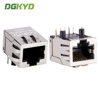 Metallgeschützter 100 Base-Tx Cat5 Rj45 Ethernet-Anschluss mit Magneten China Factory KRJ-060FNL