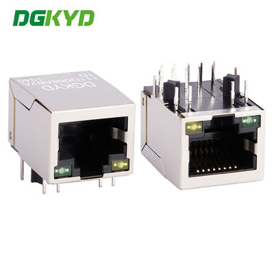 RJ45-Ein-Ports-Gigabit-RJ45-Netzwerkoberfläche mit LED-Licht und PIN-Pin-Flush 4.06 DGKYD111Q068AB2A1D