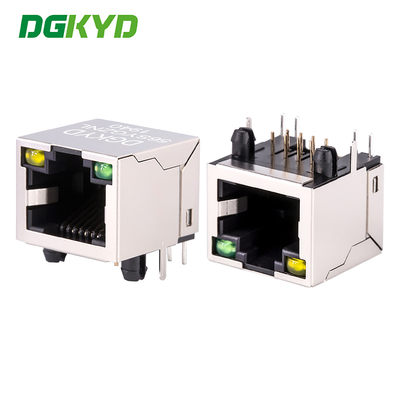 Einfachanschluss RJ45 abgeschirmter Stecker ohne Transformator, 10/100/1000BASE 8p8c Stecker DGKYD-56SYGZNL
