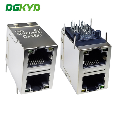 RJ45 Multi-Port-Anschluss 6U Gigabit-Filter 2X1 modulare Blocksocket RJ45 Netzwerkanschluss DGKYD21Q042AB2A2D057