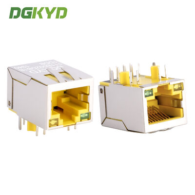 RJ45 100Mbps Industriekommunikationsnetzwerk-Schnittstelle Ethernet-Steckdose gelb DGKYD111B002DB1DDB