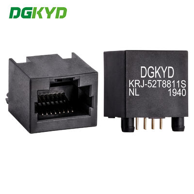 180 Grad Oberste Eingang Ultrathin Rj45 Stecker Ethernet Kabel Steckdose KRJ-52T8811SNL
