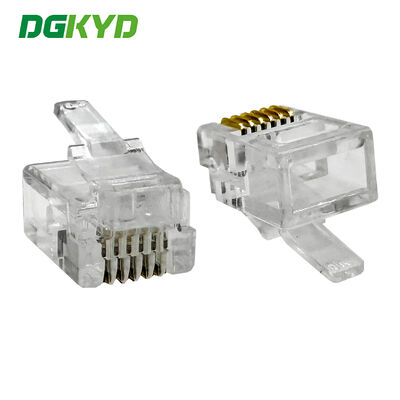 RJ11-Stecker 6P6C-Stecker DGKYDRJ111166F1A1WW041 (kurzer Körper)