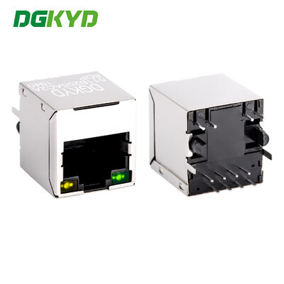 Vertikaler RJ45-Anschluss mit PoE-Stromversorgung, 100 Mbps integrierter Filter, DGKYD511B205AC2A8DP