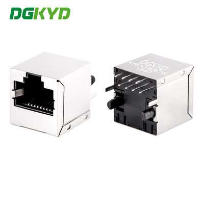 180-Grad vertikaler Einlass 10/100 Base magnetischer RJ45-Steckermodul geschirmt KRJ-180ENL
