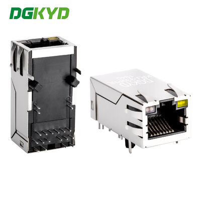 Gigabit POE Stromversorgung RJ45 Stecker Integrierter Filter Steckdosis Industrielle Ethernet-Kommunikationsoberfläche KRJ-339PNL