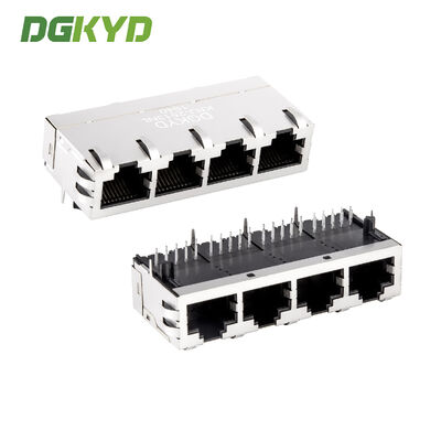 Gigabit-Netzwerk-Socket 4 Gang RJ45 Connector Ethernet-Schnittstelle KRJ-2513NL
