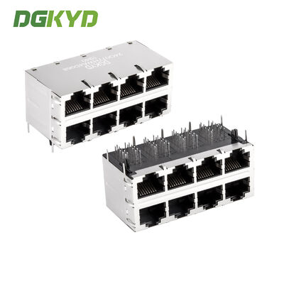 8-Port-Gigabit-Ethernet-RJ45-Anschluss mit Magnetik für Hochgeschwindigkeitsnetzwerke