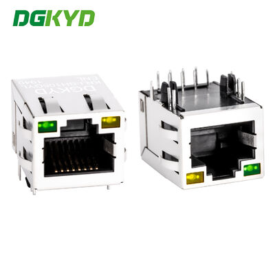 10/100 BASE Ethernet RJ45 Modular Jack mit Transformator und durch Loch Mount