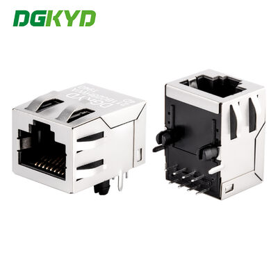 100 Mbps geschützter RJ45-Anschluss mit integriertem Netzwerktransformator und ohne Lichtstreifen