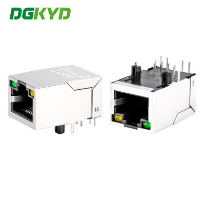 KRJ-SH256GYNL RJ45-Anschluss mit 100Base-Filter-LED-Anzeiger und abgeschirmter RJ45-Modulanschluss
