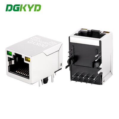 Industrieller Gigabit-RJ45-Anschluss mit Goldbeschichtung für Ethernet-Port-Netzwerkoberfläche