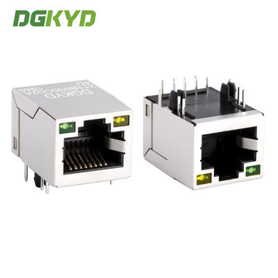 Einzelner Port-VORSPRUNG RJ45 HERAUF Netz-Verbindungsstück mit LED