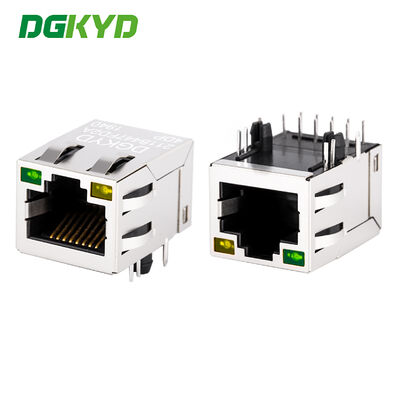 100Mbps POE RJ45 Geschirmter Stecker mit integriertem Filter für industrielle Netzwerkports