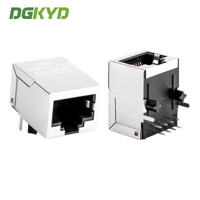 10/100 Basis CAT5-Industrie-Netzwerk-Schnittstelle abgeschirmter RJ45-Anschluss mit Transformator