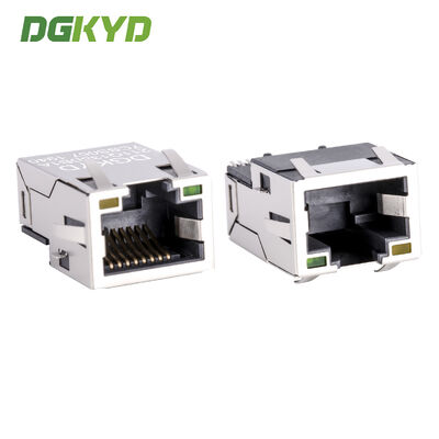 Cat6 Industrieller Ethernet RJ45-Stecker mit Goldbeschichtung 6U und SMD-Montage