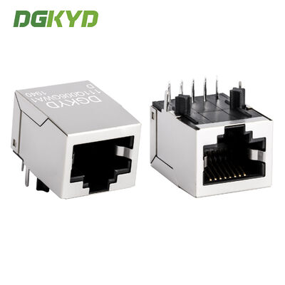 Gigabit Ethernet Industrielles Netzwerkport RJ45 Geschirmter Stecker Single In-line Package RJ45 Buchse