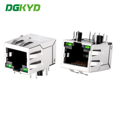 100 Mbps Single-Port RJ45-Anschluss mit integriertem Filter RJ45-Anschluss für industrielle PCB-Netzwerkoberfläche
