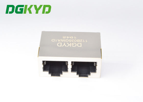 Netz-Sockel 10M RJ45 1x2 8P8C Netz-Verbindungsstück