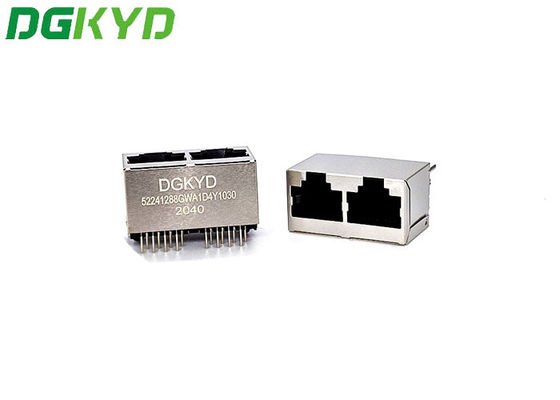 Modulares 180 Verbindungsstück des Grad-1X2 des Ethernet-RJ45